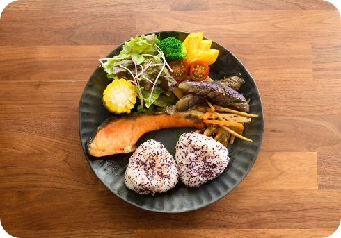 むすびワンプレート 釜焚き白飯